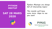 Python Mauritius User Group (Pymug) March Meetup